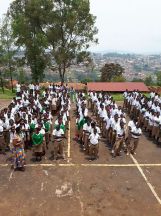 300 technical students in Rwanda came to listen JL's speech